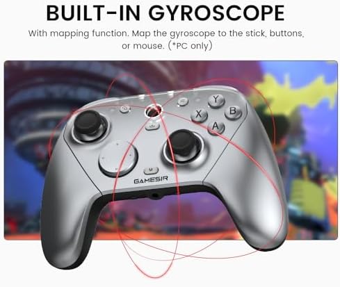 GameSir G7 Pro Wired Controller for Xbox Series X|S, Xbox One, Wireless Gamepad for PC&Android with TMR Sticks, Hall Effect Analog Triggers, 1000Hz Polling Rate, 3.5mm Audio Jack - Silver - Image 4