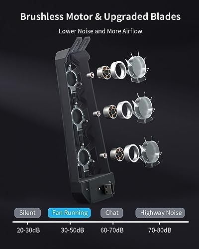 PS5 Cooling Fan (Not for Slim/Pro) High-Efficiency Cooler with USB3.0 - Image 6