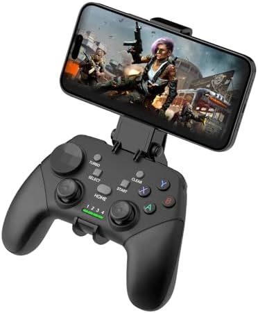 Joso Wireless Mobile Gaming Controller for iPhone, Android, iPad, Tablet, PC, Phone Controller with Phone Clip Supports Cloud Game, COD Mobile, Genshin Immpact, Remote Player Gamepad by Joso