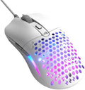 GLORIOUS Model O Eternal Ultralight RGB Gaming Mouse - Wired - 55g Lightweight - Customizable RGB Lighting - 6 Programmable Buttons - Symmetrical Design - 12K DPI Optical Sensor - PC/Mac - White by Glorious