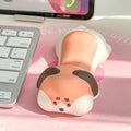 Cityhermit Upgrade Ergonomic Memory Foam Wrist Rest Support for Mouse Computer Arm Rest for Desk Cute Animals Wrist Pad Office Supplies Slow Rising PU Wrist Pad (Dog) by Focusoncreativegiftdesign