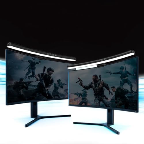 Computer Monitor Light Curved Screen Light Bar Three Light Modes Adjustable Brightness Touch Control Glare-Free Eye Protection LE13 A - Image 5