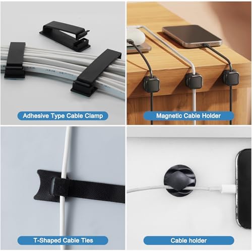 Under Desk Cable Management Tray with 52Pcs Different Essential Accessories - Image 5