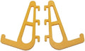 Replacement pair of mounting pegs compatible with IKEA SKADIS PEGBOARD - various colors and models - new 3d printed parts (Yellow, 3 Hooks) by Handmade