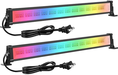 MEIKEE RGB Wall Washer Lights 42W RGBCW Smart APP LED Light Bar by MEIKEE