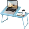 CloudTrip Laptop Desk for Bed or Couch, Lap Desk, Home office Desks, Breakfast Tray Desk, Desk with Cup Holder, Watching Movies in Bed, laptop stand for bed, Lap Desk, Fordable Legs Desk (blue) (Blue) by CloudTrip
