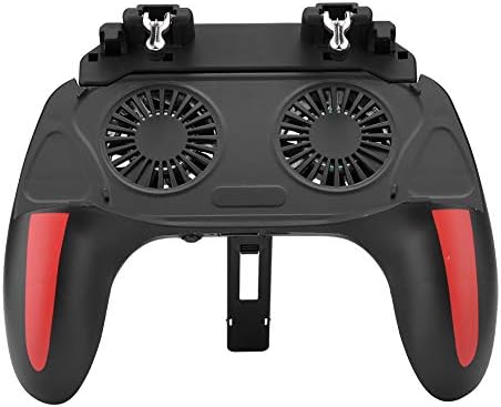 Mobile Game Controller Ergonomic Handle Dual Cooling Fans Mobile Phone Game Controller Gamepad Fast Heat Dissipation No Noise Suitable for 4.7-6.5inch phones(5000mah) by Technologyconnectsyouandme