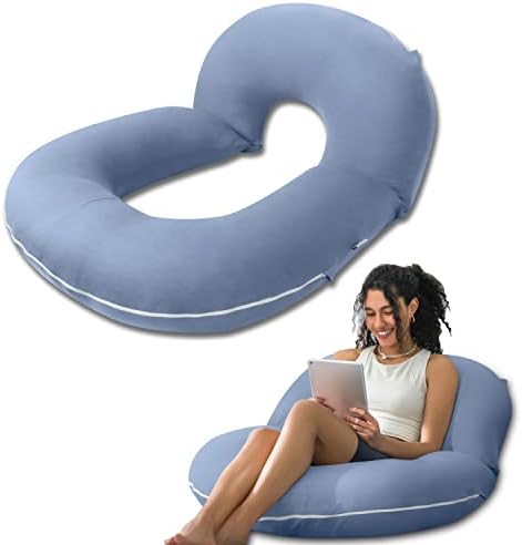 INSEN Reading Pillow, Back Pillow for Sitting in Bed and Couch, Gaming Pillow for Adults, Sit Up Support for Bed by INSEN
