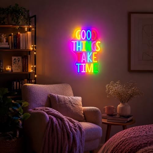 Neon Sign, Positive Neon Signs for Wall Decor LED Signs Neon Light - Image 2