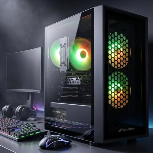 STGAubron Gaming PC Desktop,Intel i7 Xeon E5,RX 560 4G,16G RAM,512G SSD - Image 5