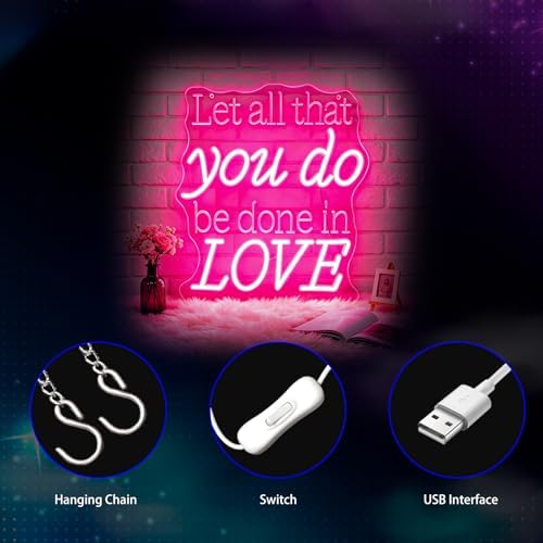 Neon Sign, Positive Neon Signs for Wall Decor LED Signs Neon Light - Image 5