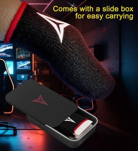 Professional Mobile Gaming Finger Sleeves with a Slide Box,6 Pack - Image 7