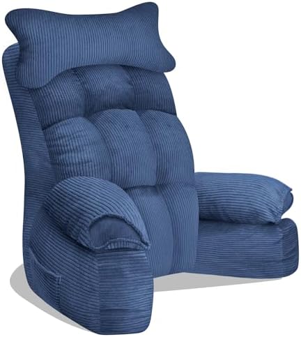YDCEULARDOH Reading Pillow for Bed Adult – Large Bed Pillow with Arms, Supportive Back Pillow for Sitting Up in Bed for Reading, Watching TV, or Gaming by Unknown