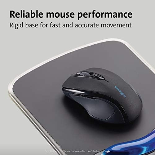 Kensington Duo Gel Mouse Pad with Wrist Rest, Ergonomic Wrist Support for Pain Relief, Comfortable Non-Skid Gel Pad for Computer, Laptop, Office & Home 9.6" x 7.6", Blue K62401AM - Image 5