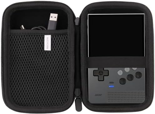 WAIYUCN Hard Carrying Case Compatible with Retroid Pocket Classic/Retroid Pocket Flip 2 Flip Retro Game Handheld Console Case (Black) by WAIYUCN
