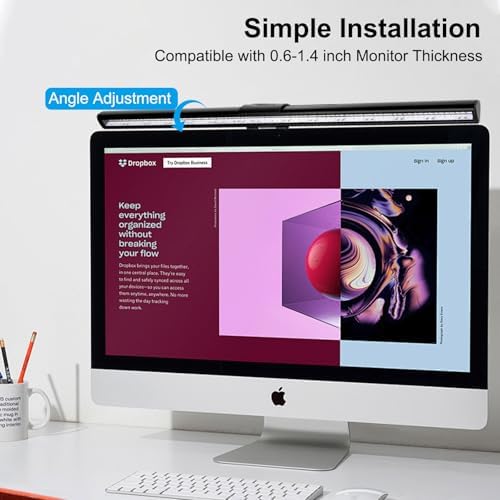 40cm Computer Monitor Lamp, No Screen Glare Light Bar Eye Caring USB Lamp - Image 5