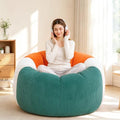 Giant Bean Bag Chair for Adults, Shredded Foam Floor Lounge Chair with Arms | Colorful corduroy, roomy comfort for living rooms, bedrooms, reading nooks, gaming rooms, movie nights, and time with pets by SnugSofeeFoamSofa