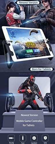 Mobile Game Controller for iPad/Tablets, Sensitive Shoot Aim Gamepad Trigger for PUBG/Knives Out, Handgrip for Tablet & Smartphones - Image 2