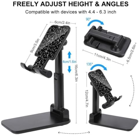 Reusable Paris Eiffel Tower Floral Black Phone Holder for Home Use - Image 2