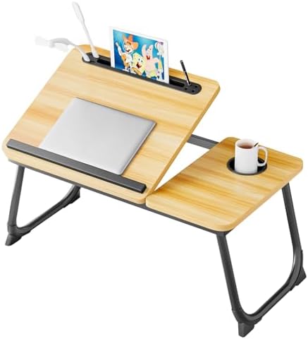 Laptop Desk for Bed, Adjustable Laptop Stand with 5 Different Angles by SIDIANBAN