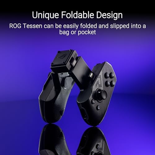 ASUS ROG Tessen Mobile Gaming Controller – Android Phones ONLY, Foldable, Compact, Wired USB-C, Programmable, Fast Charging, RGB – for Call of Duty: Warzone Mobile, Minecraft, Roblox, 350+ Games - Image 2