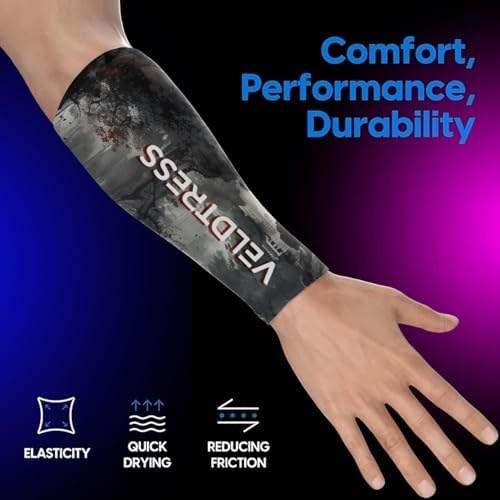 Gaming Arm Sleeve for PC Gamers - Breathable Wrist & Forearm Support, Ideal for FPS Aiming, Koi & Sakura Designs - Image 2