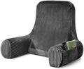 Reading Pillow for Bed Sitting Up, Back Support Pillow with Arms by HUMANCOZY