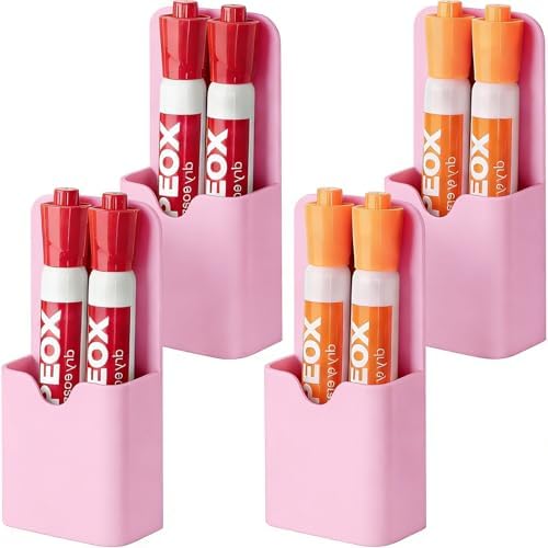BEYGORM Magnetic Pen Holder for Refrigerator, Pencil Cup Organizer (Pink) by BEYGORM
