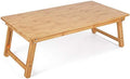 Nnewvante Large Floor Desk Foldable Tray for Adults, Bamboo 33.5 x 17.7in by Nnewvante