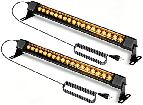 2 Pack 36W LED Wall Washer Light 2FT 2700K Waterproof IP67 Plug-in by nanzgecc