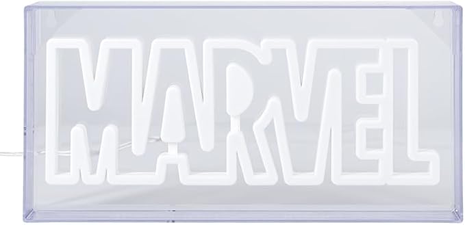Paladone Marvel LED Neon Logo Light Sign - Wall Mountable or Free Standing - Offially Licensed Marvel Room Decor & Gift - Image 9
