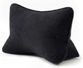 Pat. Pend. Corduroy Lumbar Support Pillow for Sitting, Triangle Cushion for Sofa, Couch or Bed, Reading Pillow for Gaming, Watching TV & Relaxing, Lamp Black by Ailuteie