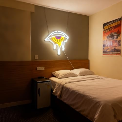 Evil Eye Neon Sign Dimmable Boho Nordic Wall Decor LED Light for Home Decor - Image 4