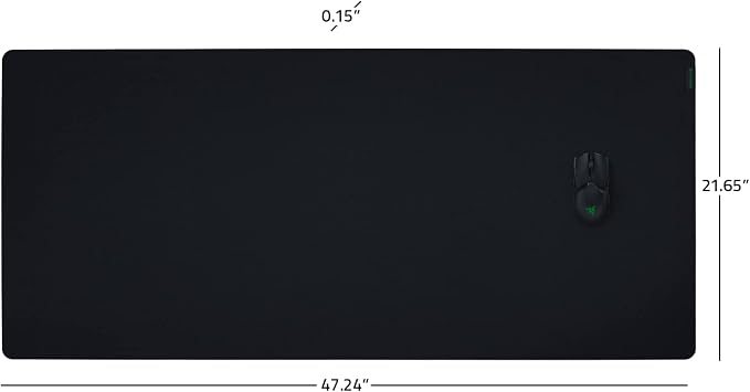 Razer Gigantus V2 Cloth Gaming Mouse Pad (3XL), Thick, Classic Black | Textured MicroWeave Cloth Surface, Thick, High-Density Rubber Foam, Non Slip Base - Image 7