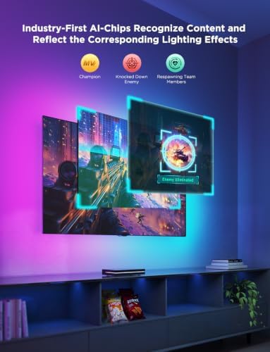 Govee HDMI 2.1 AI Sync Box 2, 8K/4K @144Hz, RGBWIC for 55-65 Inch TVs - Image 4
