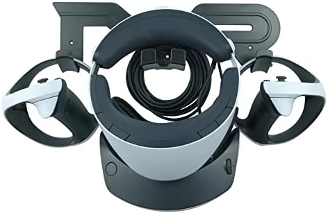 VR Headset and Controller Wall Mount Storage Stand Hook Compatible for Meta Quest 3 / Quest 2 / Pro / 1, PSVR 2, Pico 4, Hp Reverb G2, HTC Vive, Cosmos, Elite, Valve Index (Black) - Image 3