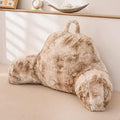 A Nice Night Khaki Reading Pillow, 17" Bed Wedge Pillows with Arms, M by ANICENIGHT