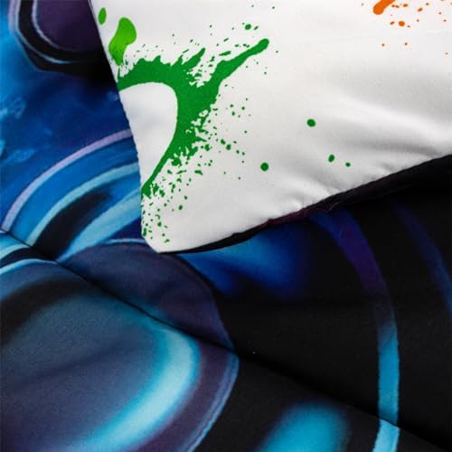 NTBED Game Console Comforter Set for Boys Girls Kids Space Universe Gaming Lightweight Microfiber Gamer Bedding Sets (Multi, Queen 5Pcs) - Image 5