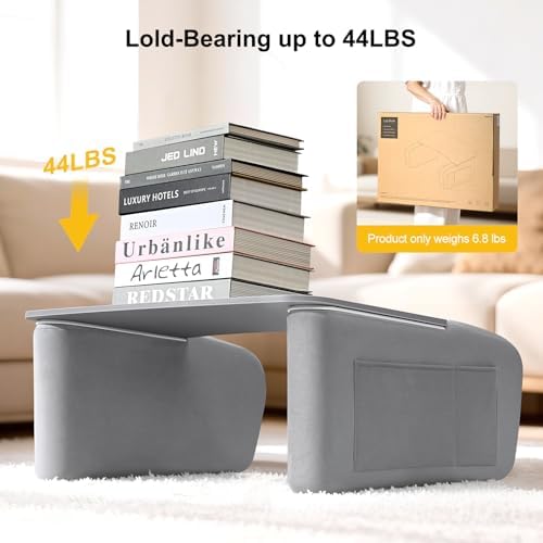 OPTIXCELL Lap Desk for Adults with Arm Rests, Ergonomic Laptop Pillow Stand - Image 7
