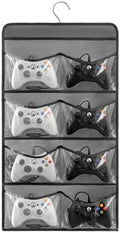 Hanging Controller Holder Classroom Headset Headphone Storage Bag Switch Game Organizer for Gaming Accessories Electronic Supplies X-box PS5 PS4 (8 Pockets) by TEMUORG