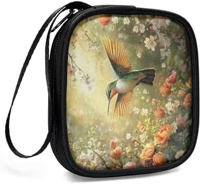 Headphones Carrying Case, Hummingbird Travel Portable Storage Bags for Bluetooth Wireless Headphones, Cords, Cable, Earbuds, Charger - Image 3