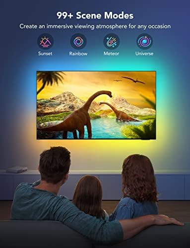 Govee TV LED Backlight, RGBIC Smart LED Strip Lights for 70-80 inch TVs - Image 5