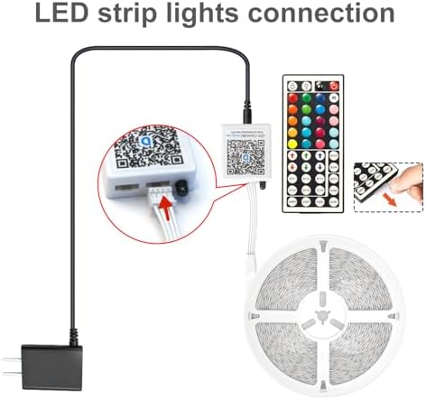 DAYBETTER Led Lights for Bedroom 100 ft, Led Strip Lights, Led Light Strips with Remote and App Control, Music Sync RGB Color Changing Led Lights for Room Decoration - Image 6