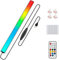 Under Monitor RGB Light Bar, LED Light for Desk Gaming Setup, USB Powered Keyboard Light, 12 Inch 5V, 353 Color Change Modes, Wireless Remote, LED Ambient Lights for Room Decor, Desk Setup, PC by Jusjubr