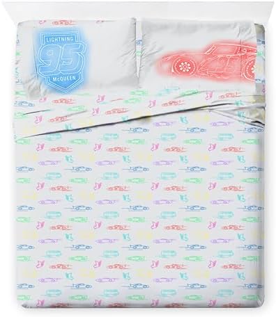 Disney Pixar Cars McQueen Full Size Comforter Set 7 Piece Bedding, Black - Image 6