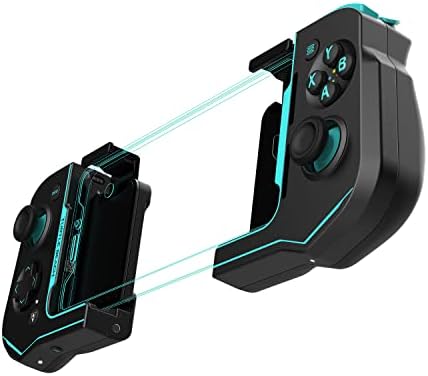 Turtle Beach Atom Mobile Game Controller with Bluetooth for Cloud Gaming on Android Mobile Devices with Compact Shape, Console Style Controls & Low Latency Bluetooth - Black/Teal by Unknown