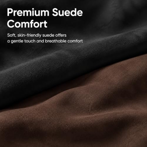 2 PCS Car Pillow for Driving Seat Soft Suede Headrest Neck & Lumbar Support | Universal Fit,Pain Fatigue Relief,Comfortable Plush,Elastic Adjustable Strap,Travel Sleep,Breathable Machine Washable Cover - Image 5