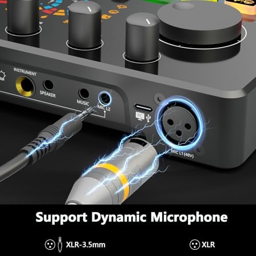 Podcast Equipment Bundle for 4, M100 Audio Mixer, Dynamic Mics, Recording - Image 4
