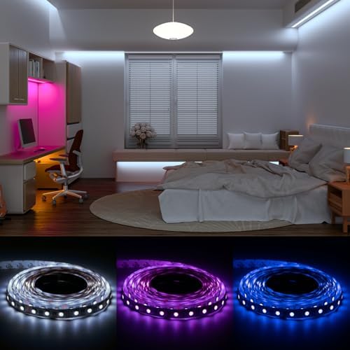 BTF-LIGHTING RGBW LED Strip Cool White 16.4ft 60LED DC12V UL Listed IP67 - Image 6