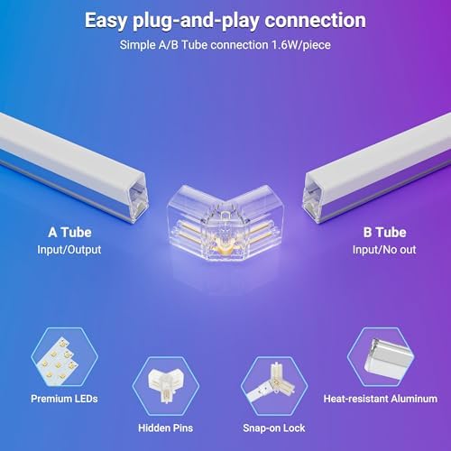 RGB Hexagon Lights with Music Sync Mode 358+ Color Changing LED Lights - Image 4